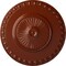 Ekena Millwork Lyon Ceiling Medallion (Fits Canopies up to 3 5/8"), Hand-Painted Firebrick, 23 1/2"OD x 3 1/4"P CM23LYFIF - alternate 1